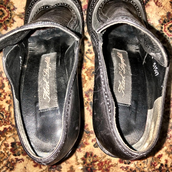 Vintage Karl Lagerfeld Leather Heels - Picture 3 of 6